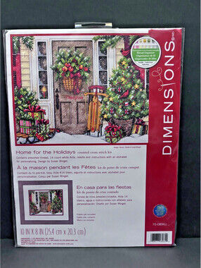 Dimensions Home for the Holidays Counted Cross Stitch Kit Susan Winget 70-08961